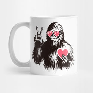 Sasquatch heart Mug